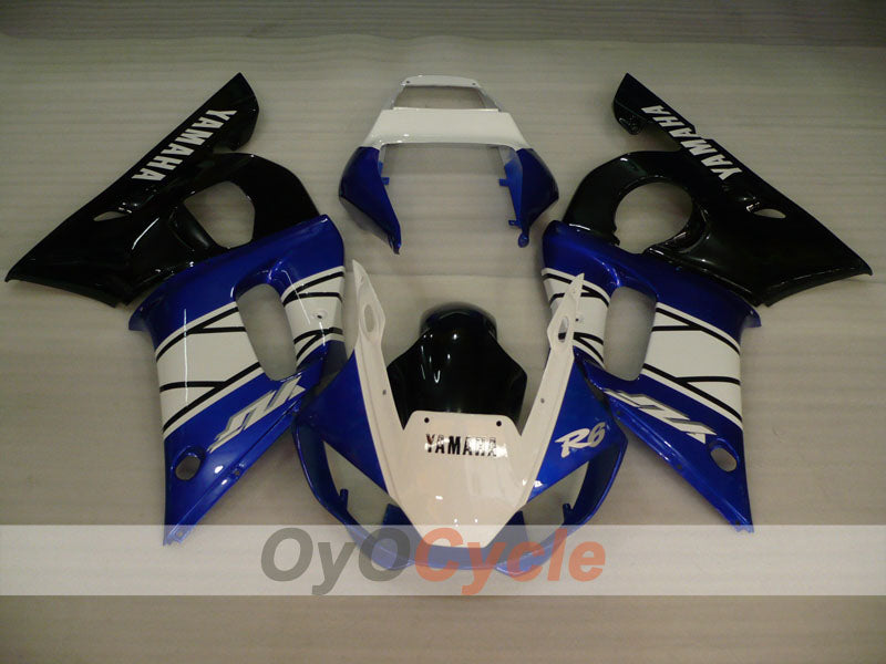 Injection Fairing kit for 98-02 YZF-R6 - Blue, White - Factory Style #OYO87906018 Secondary image