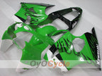 Injection Fairing kit for 00-02 NINJA ZX-6R - Green, Black - Factory Style #OYO87906023