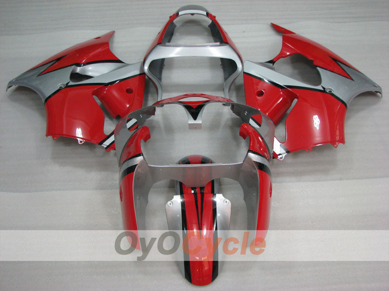 Injection Fairing kit for 00-02 NINJA ZX-6R - Red, Black, Silver - Factory Style #OYO87906024 Secondary image