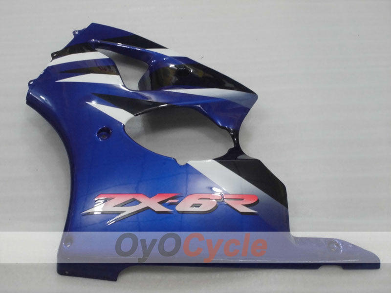 Injection Fairing kit for 00-02 NINJA ZX-6R - Blue, White, Black - Factory Style #OYO87906029