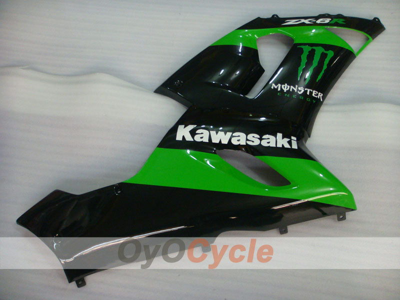 Left & Right Side Fairing For Kawasaki 05-06 Ninja ZX-6R #OYO87913141 Secondary image