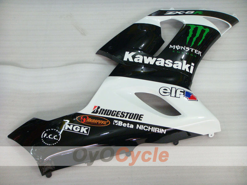 Left & Right Side Fairing For Kawasaki 05-06 Ninja ZX-6R #OYO87913145 Secondary image