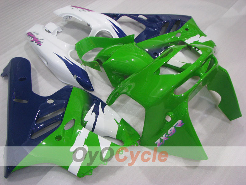 Fairing kit for 94-97 NINJA ZX-9R - Green, Blue, White - Factory Style #OYO87906071 Main image