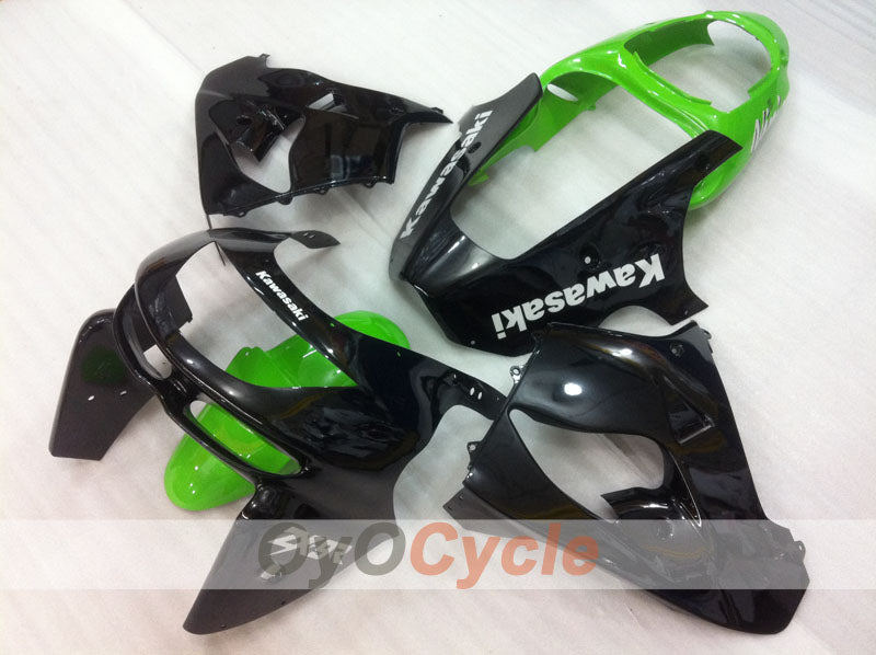 Fairing kit for 98-99 NINJA ZX-9R - Green, Black - Factory Style #OYO87906078 Main image