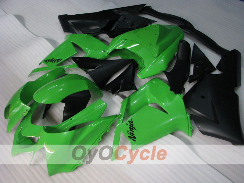 Injection Fairing kit for 04-05 NINJA ZX-10R - Green, Black - Factory Style #OYO87906090 Secondary image