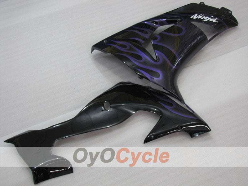 Left & Right Side Fairing For Kawasaki 06-07 Ninja ZX-10R #OYO87913412 Secondary image