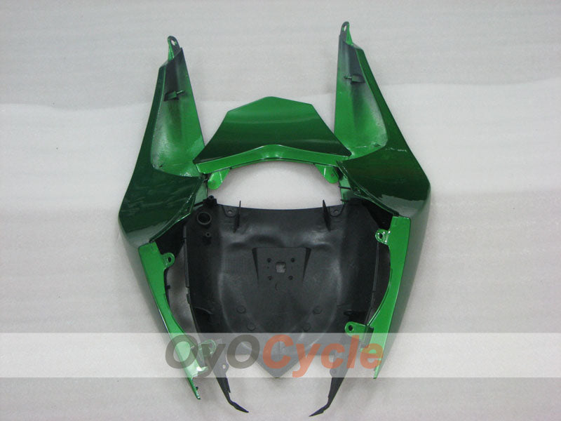 Injection Fairing kit for 08-10 NINJA ZX-10R - Green, Black - Flame #OYO87906100
