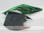 Injection Fairing kit for 08-10 NINJA ZX-10R - Green, Black - Flame #OYO87906100