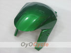 Injection Fairing kit for 08-10 NINJA ZX-10R - Green, Black - Flame #OYO87906100