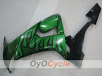 Injection Fairing kit for 08-10 NINJA ZX-10R - Green, Black - Flame #OYO87906100