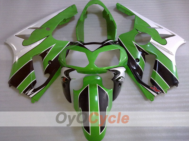 Injection Fairing kit for 02-05 NINJA ZX-12R - Green, White, Black - Factory Style #OYO87906118 Secondary image