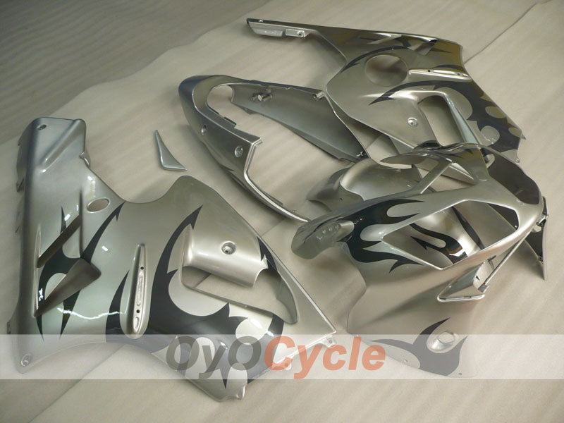 Injection Fairing kit for 02-05 NINJA ZX-12R - Black, Silver - Factory Style #OYO87906119 Main image
