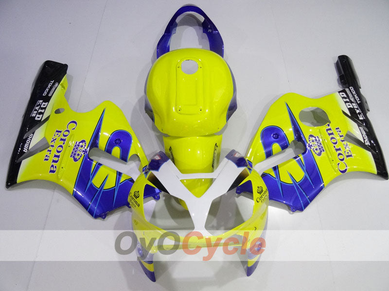 Injection Fairing kit for 02-05 NINJA ZX-12R - Yellow, Blue - Corona #OYO87906122 Secondary image