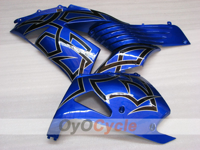 Injection Fairing kit for 06-11 NINJA ZX-14R - Blue, Black - Customize #OYO87906125