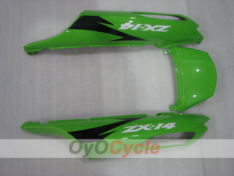 Injection Fairing kit for 06-11 NINJA ZX-14R - Green, Black - Customize #OYO87906129