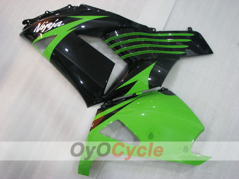 Injection Fairing kit for 06-11 NINJA ZX-14R - Green, Black - Customize #OYO87906129