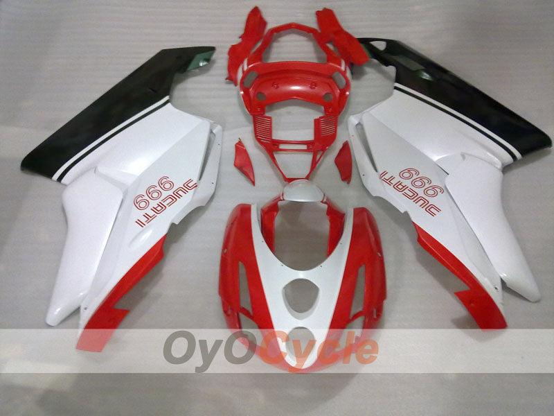 Injection Fairing kit for 03-04 Ducati 749 - ArmyGreen, Red, White - Factory Style #OYO87906131 Secondary image