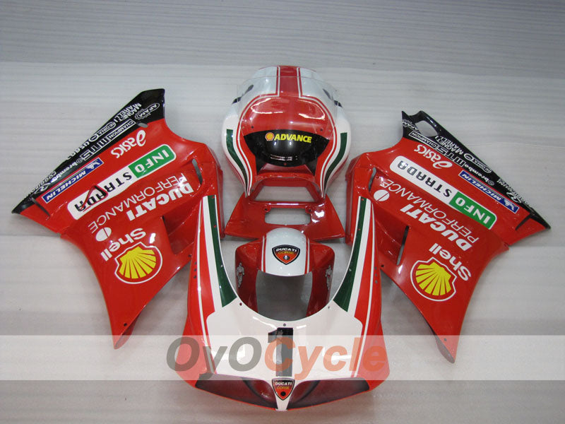 Injection Fairing kit for 94-02 Ducati 748 - Red, Black - Performance #OYO87906161 Secondary image