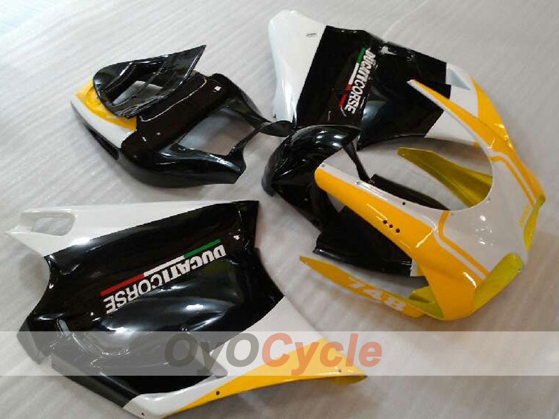 Injection Fairing kit for 02-04 Ducati 998 - Orange, Black - Factory Style #OYO87906169 Secondary image