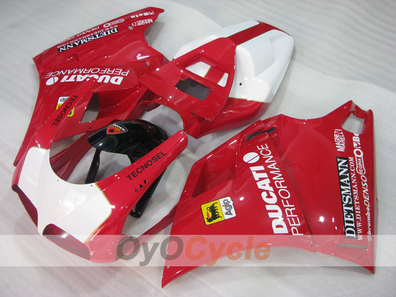Injection Fairing kit for 94-98 Ducati 916 - Red, White - Performance #OYO87906178 Secondary image