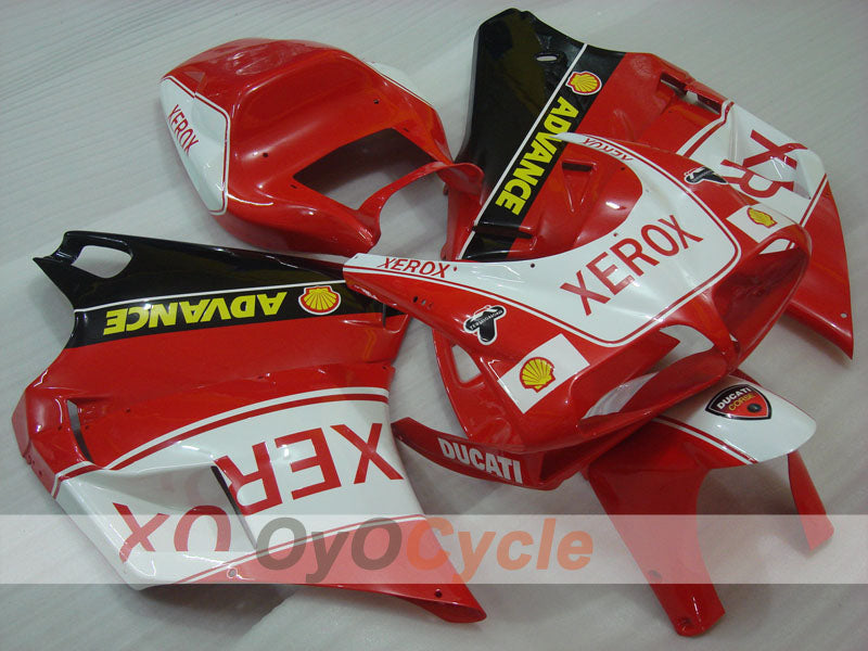 Injection Fairing kit for 94-98 Ducati 916 - Red, White, Black - Xerox #OYO87906179 Main image