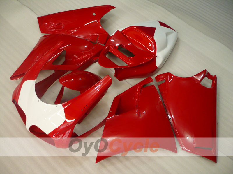 Injection Fairing kit for 94-98 Ducati 916 - Red, White - Factory Style #OYO87906181 Secondary image