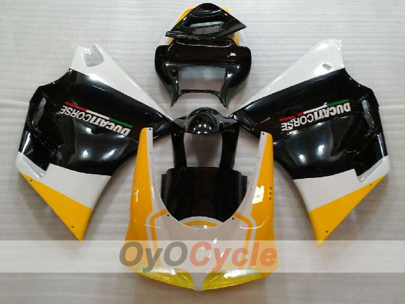 Injection Fairing kit for 94-98 Ducati 916 - Yellow, White, Black - Factory Style #OYO87906182 Secondary image