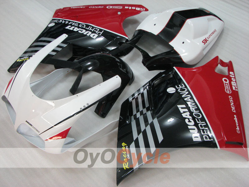 Injection Fairing kit for 94-98 Ducati 916 - Red, White, Black - Performance #OYO87906186