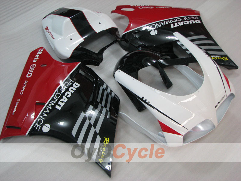 Injection Fairing kit for 94-98 Ducati 916 - Red, White, Black - Performance #OYO87906186