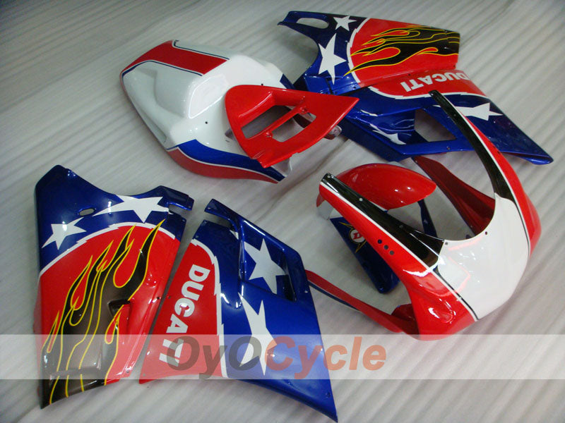 Injection Fairing kit for 94-98 Ducati 916 - Red, Blue, White - Customize #OYO87906192 Main image