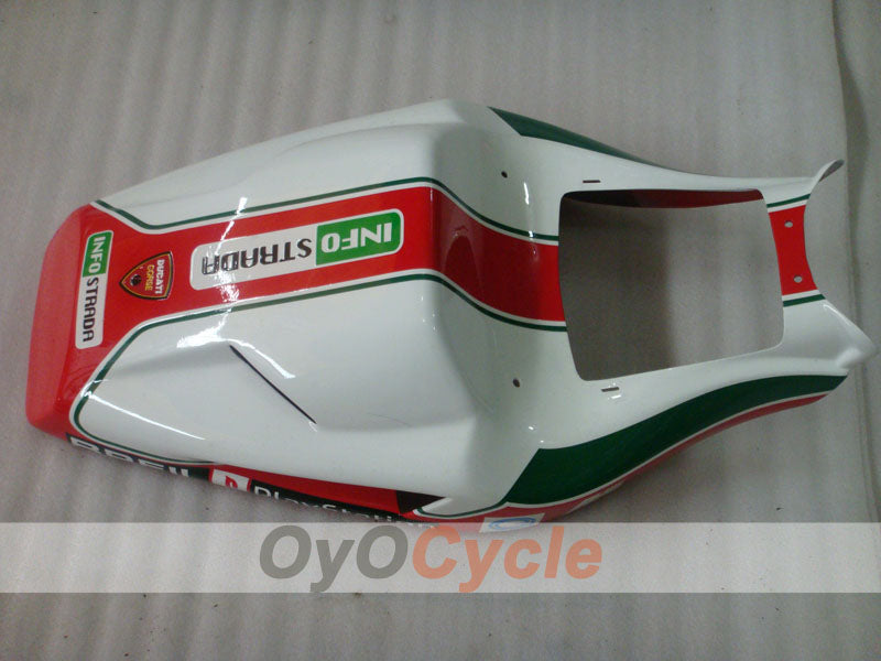Injection Fairing kit for 94-98 Ducati 916 - Red, White, Black - INFO STRADA #OYO87906193