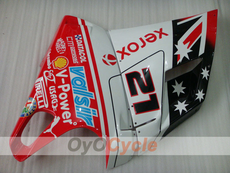 Injection Fairing kit for 94-98 Ducati 916 - Red, White, Black - Xerox #OYO87906201