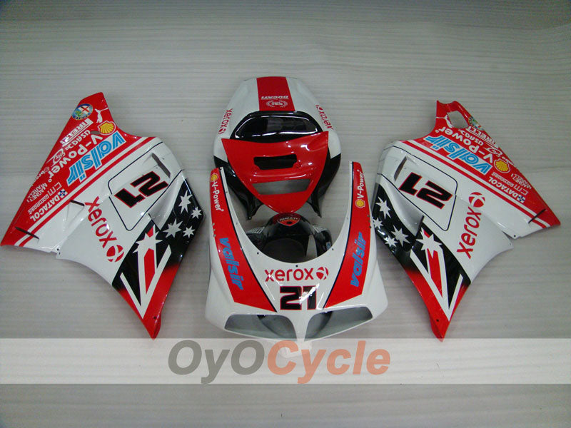 Injection Fairing kit for 94-98 Ducati 916 - Red, White, Black - Xerox #OYO87906201