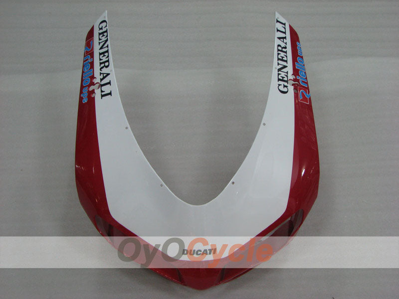Injection Fairing kit for 08-13 Ducati 848 - Red, White, Black - Factory Style #OYO87906204