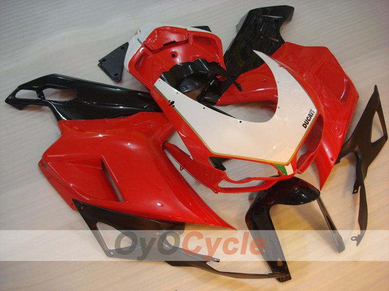 Injection Fairing kit for 07-09 Ducati 1098 - Red, White, Black - Factory Style #OYO87906233 Main image