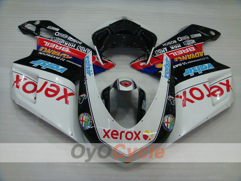 Injection Fairing kit for 07-09 Ducati 1098 - White, Black - Xerox #OYO87906238 Secondary image
