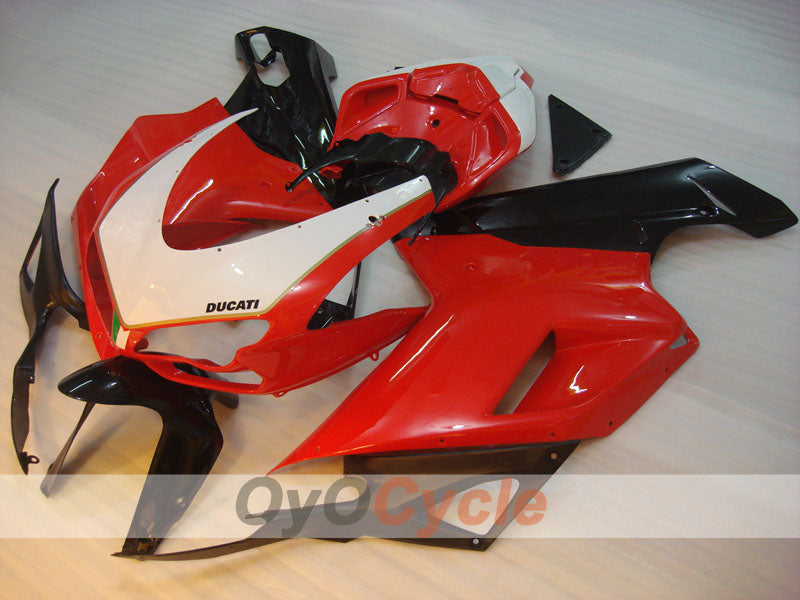 Injection Fairing kit for 09-11 Ducati 1198 - Red, White, Black - Factory Style #OYO87906246