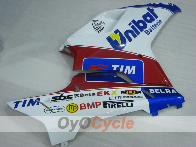 Injection Fairing kit for 09-11 Ducati 1198 - Blue, White - Factory Style #OYO87906258
