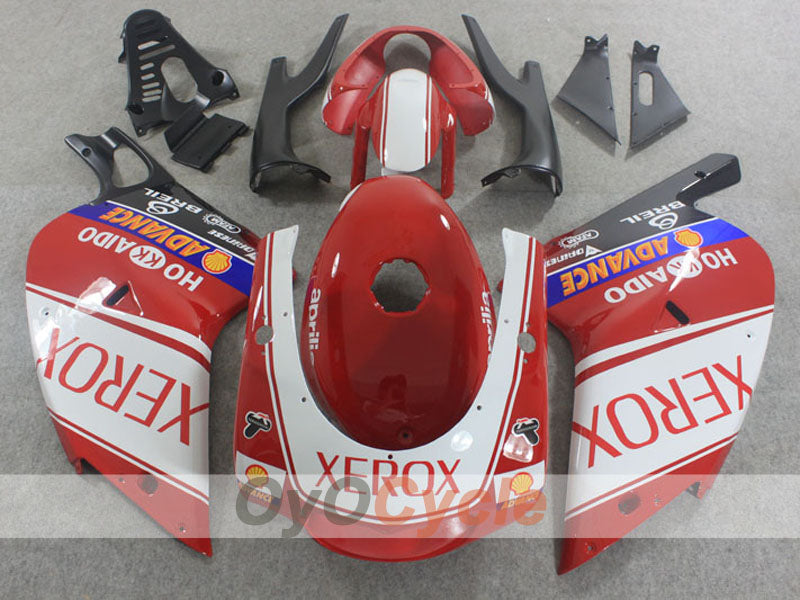Fairing kit for 01-05 Aprilia RS125 - Red, White - Xerox #OYO87906264 Secondary image