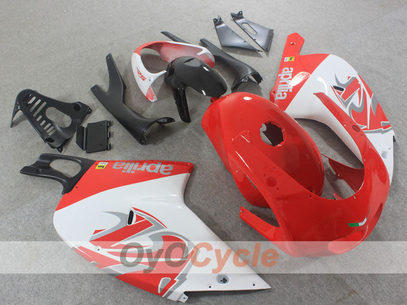 Fairing kit for 01-05 Aprilia RS125 - Red, White - Factory Style #OYO87906265 Main image
