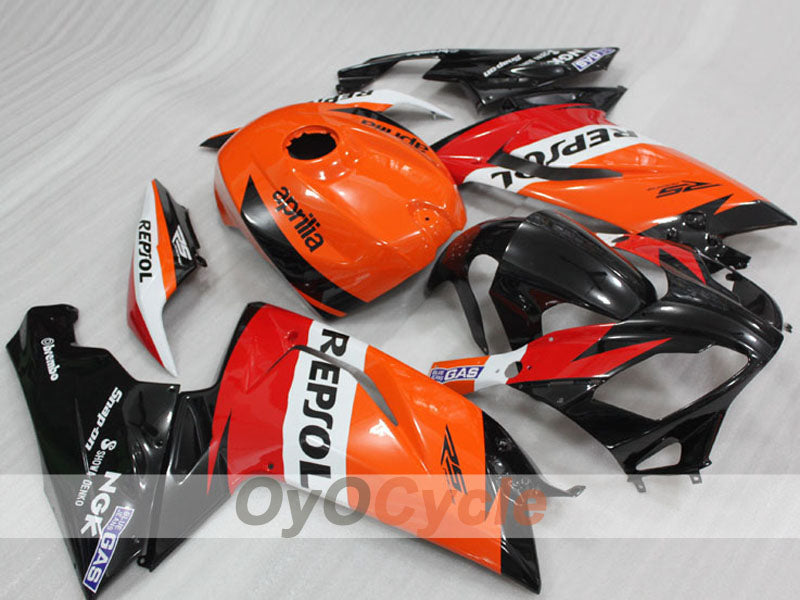 Fairing kit for 06-10 Aprilia RS125 - Red, Orange, Black - PEPSI #OYO87906274 Main image