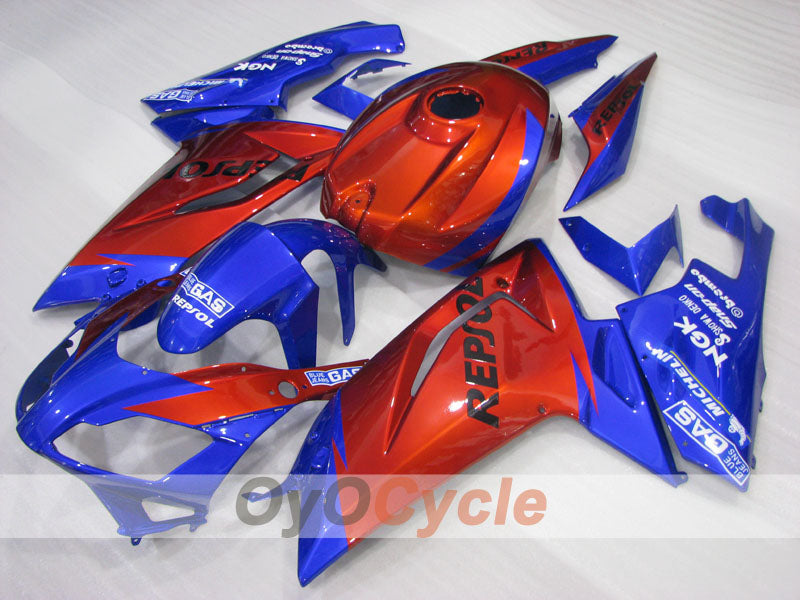 Fairing kit for 06-10 Aprilia RS125 - Orange, Blue - Repsol #OYO87906277 Main image