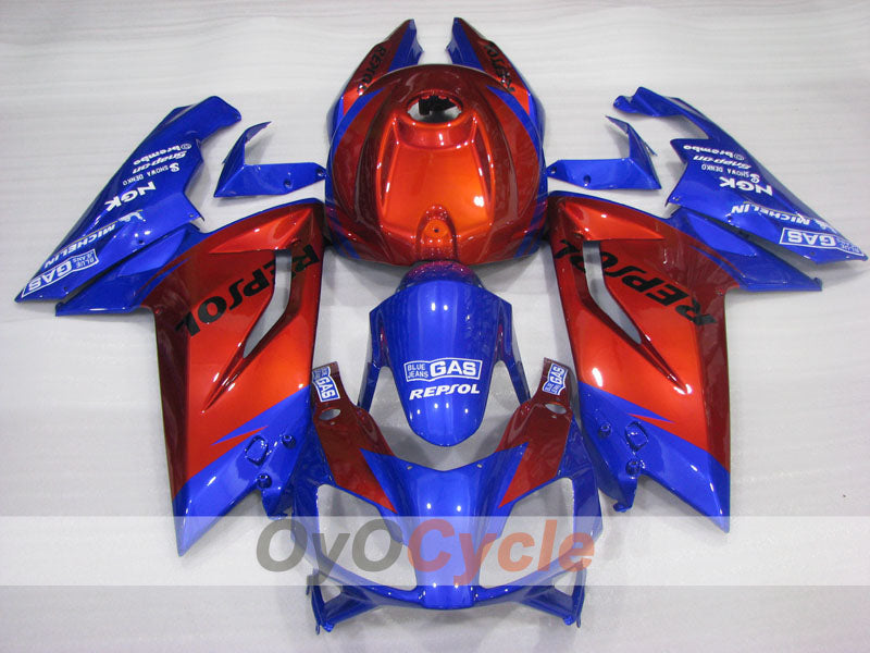 Fairing kit for 06-10 Aprilia RS125 - Orange, Blue - Repsol #OYO87906277 Secondary image