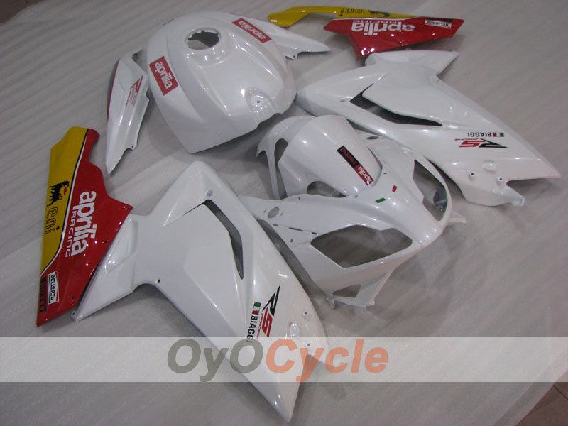 Fairing kit for 06-10 Aprilia RS125 - Red, White - Factory Style #OYO87906278