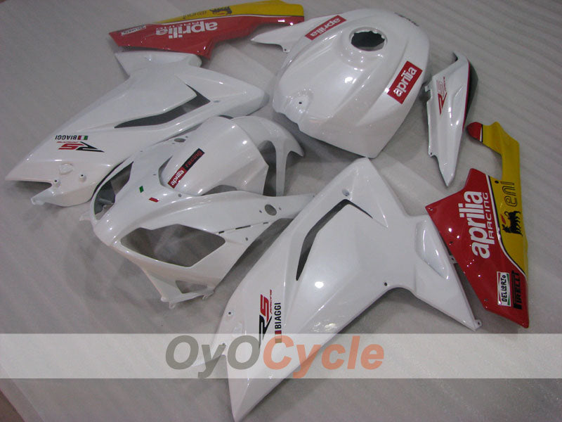 Fairing kit for 06-10 Aprilia RS125 - Red, White - Factory Style #OYO87906278