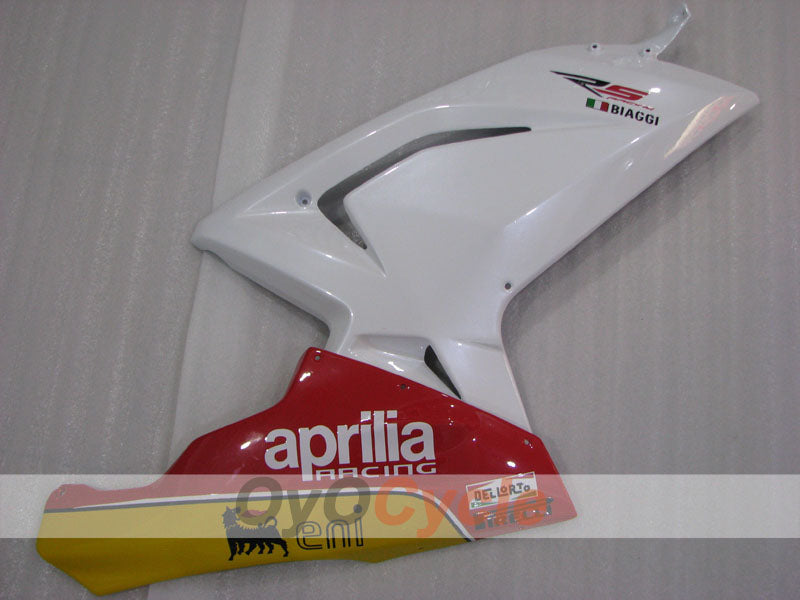 Fairing kit for 06-10 Aprilia RS125 - Red, White - Factory Style #OYO87906278