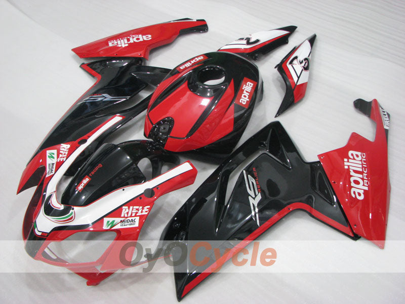 Fairing kit for 06-10 Aprilia RS125 - Red, Black - Customize #OYO87906280