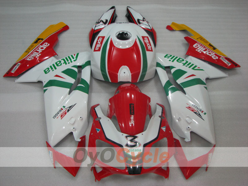 Fairing kit for 06-10 Aprilia RS125 - Red, White - Factory Style #OYO87906284 Secondary image