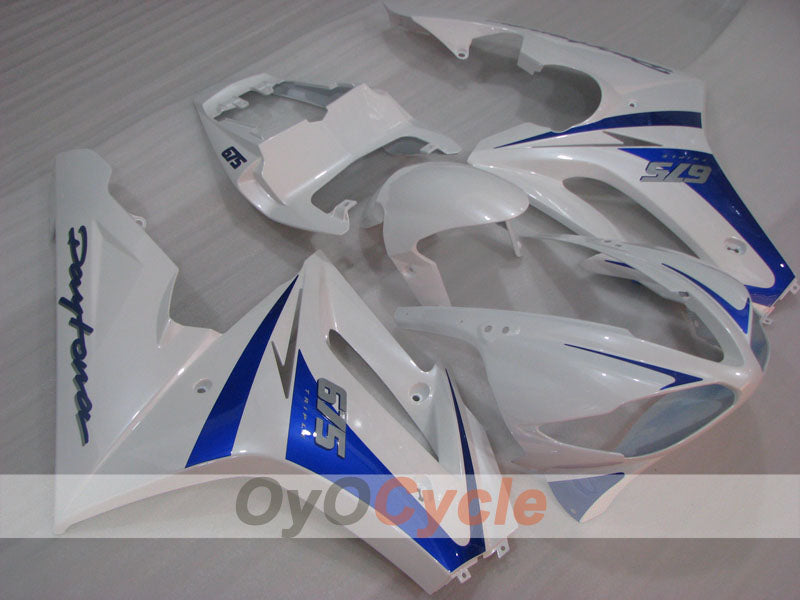 Injection Fairing kit for 09-12 Triumph Daytona 675 - Blue, White - Factory Style #OYO87906307