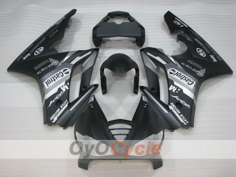 Injection Fairing kit for 09-12 Triumph Daytona 675 - Black, Matte - Castrol #OYO87906308 Secondary image